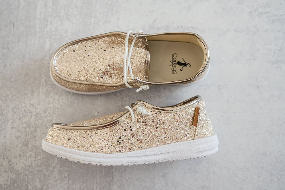 My Beige Glitter Kayaks-Corkys-Timber Brooke Boutique, Online Women's Fashion Boutique in Amarillo, Texas