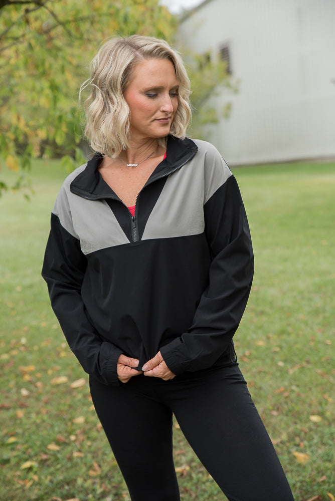 Long Story Short Wind Breaker-White Birch-Timber Brooke Boutique, Online Women's Fashion Boutique in Amarillo, Texas