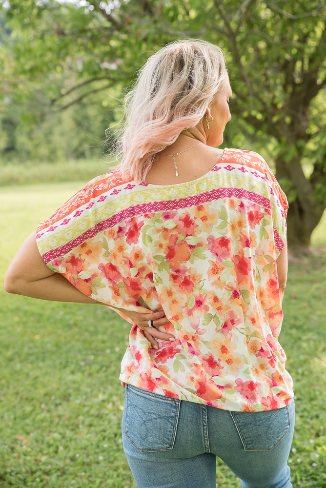 Bright Eyed Floral Top-White Birch-Timber Brooke Boutique, Online Women's Fashion Boutique in Amarillo, Texas