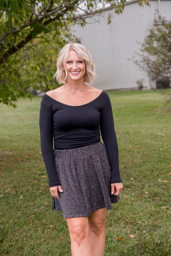 Glitz in the Night Skirt-White Birch-Timber Brooke Boutique, Online Women's Fashion Boutique in Amarillo, Texas