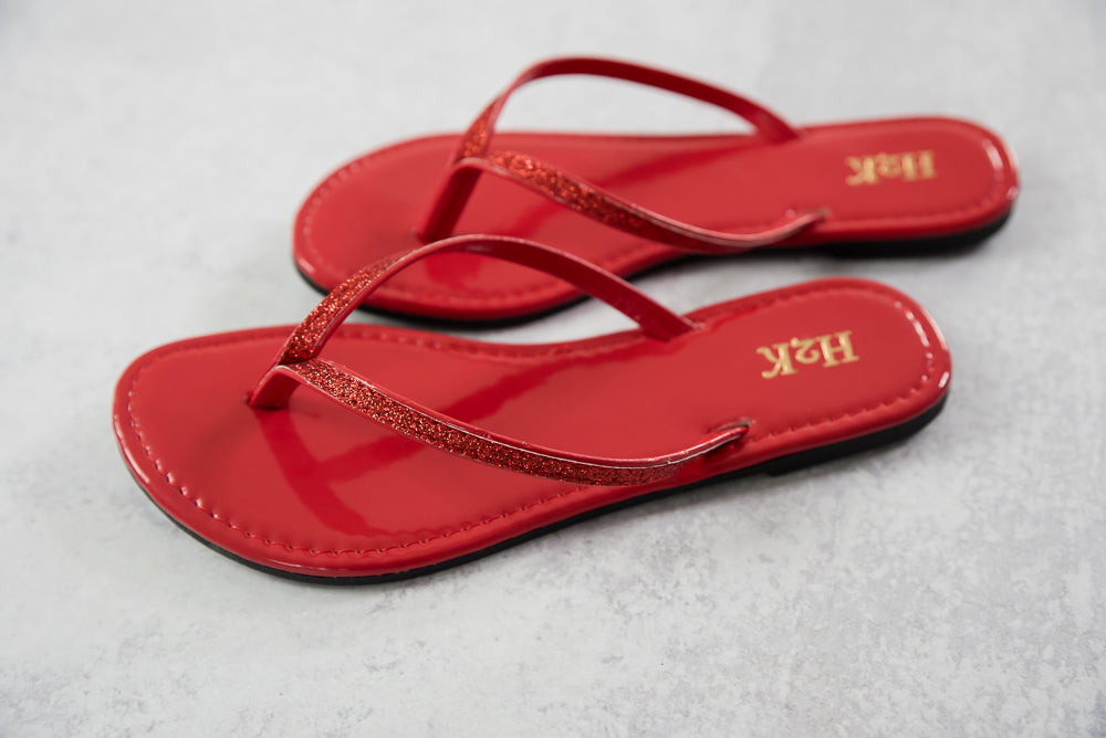 Sassy Sandals in Red-H2K-Timber Brooke Boutique, Online Women's Fashion Boutique in Amarillo, Texas