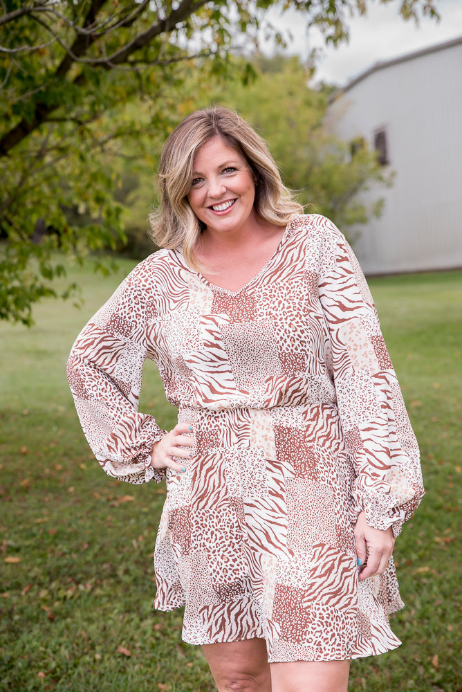 The Search is Over Dress-White Birch-Timber Brooke Boutique, Online Women's Fashion Boutique in Amarillo, Texas