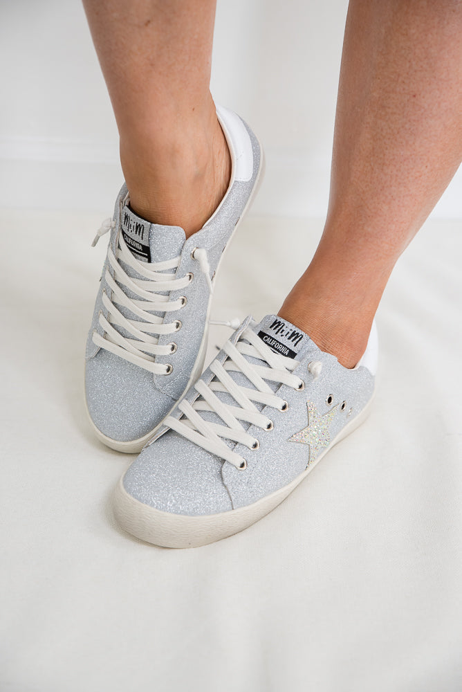 Skylar Sneakers in Grey-Miracle Miles-Timber Brooke Boutique, Online Women's Fashion Boutique in Amarillo, Texas
