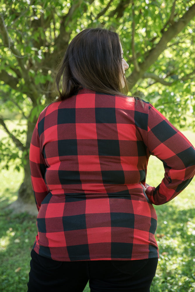 Checkmate Top in Red-Your Fashion Wholesale-Timber Brooke Boutique, Online Women's Fashion Boutique in Amarillo, Texas