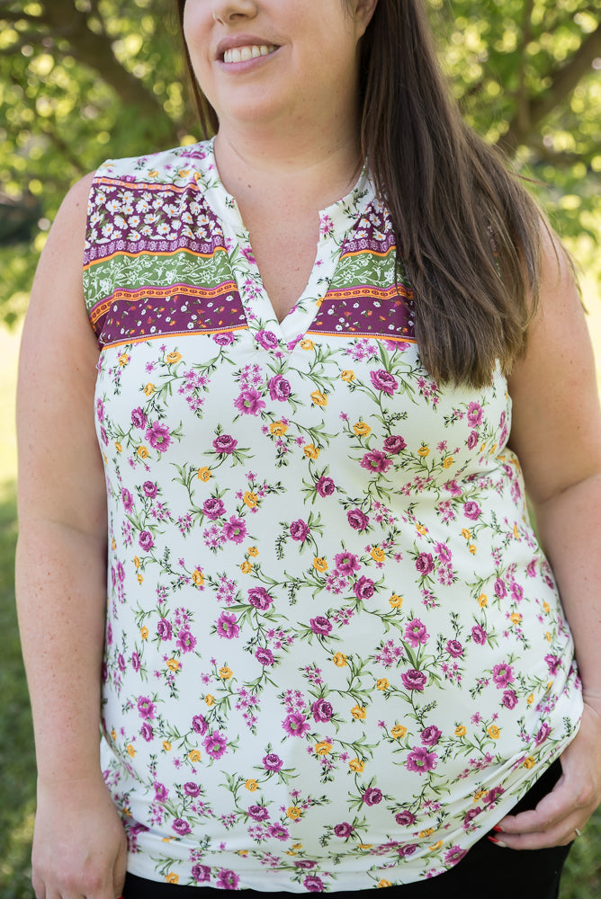 Splendid Days Sleeveless Top-White Birch-Timber Brooke Boutique, Online Women's Fashion Boutique in Amarillo, Texas