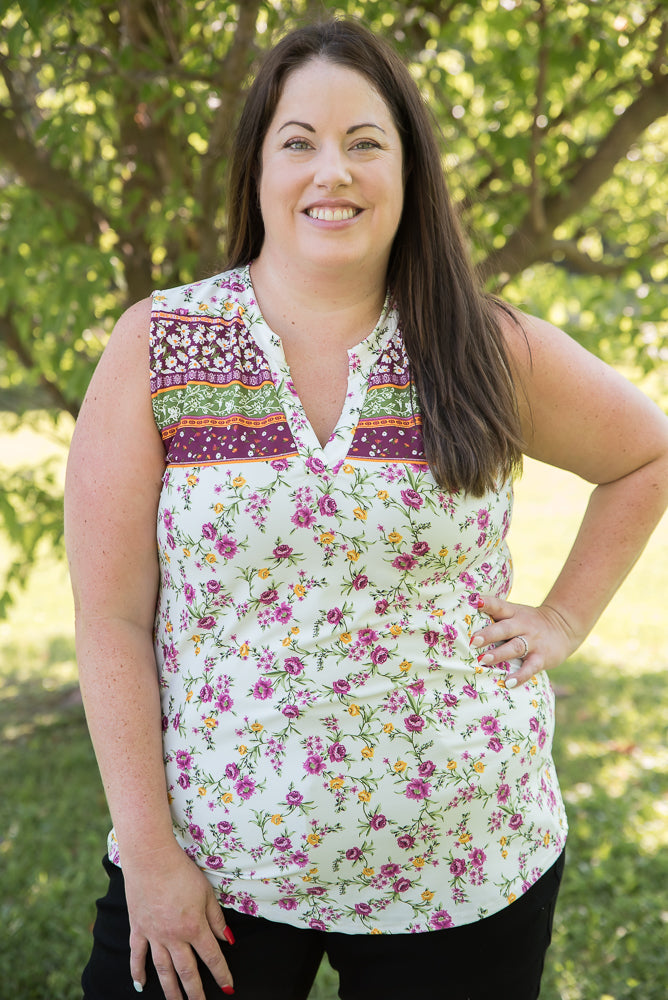 Splendid Days Sleeveless Top-White Birch-Timber Brooke Boutique, Online Women's Fashion Boutique in Amarillo, Texas