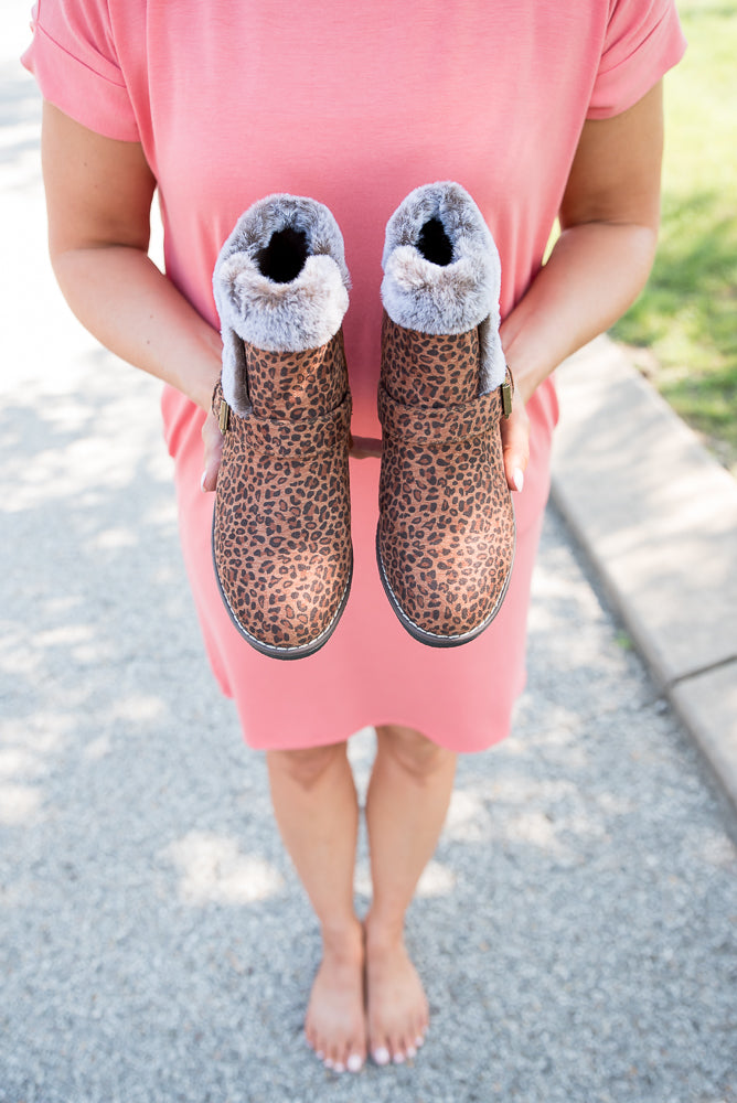 Chilly Leopard Ankle Boots-Corkys-Timber Brooke Boutique, Online Women's Fashion Boutique in Amarillo, Texas