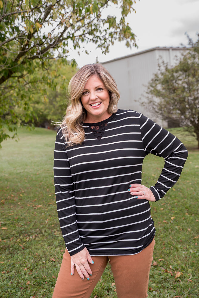 To See You Smile Top in Black-YFW-Timber Brooke Boutique, Online Women's Fashion Boutique in Amarillo, Texas