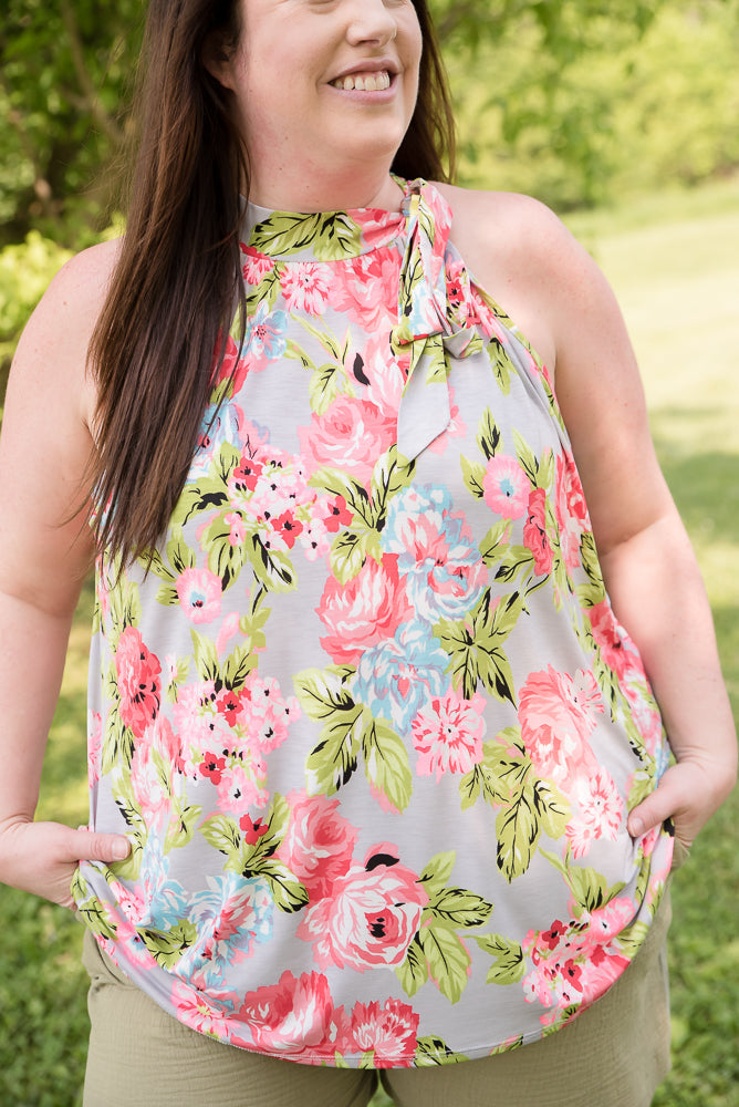 Romantic Blooms Tank-Sew in Love-Timber Brooke Boutique, Online Women's Fashion Boutique in Amarillo, Texas