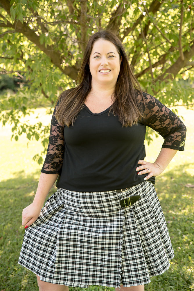 Rock This Town Skirt-White Birch-Timber Brooke Boutique, Online Women's Fashion Boutique in Amarillo, Texas