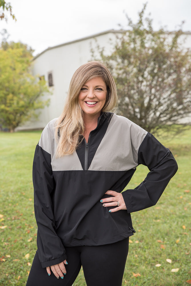 Long Story Short Wind Breaker-White Birch-Timber Brooke Boutique, Online Women's Fashion Boutique in Amarillo, Texas