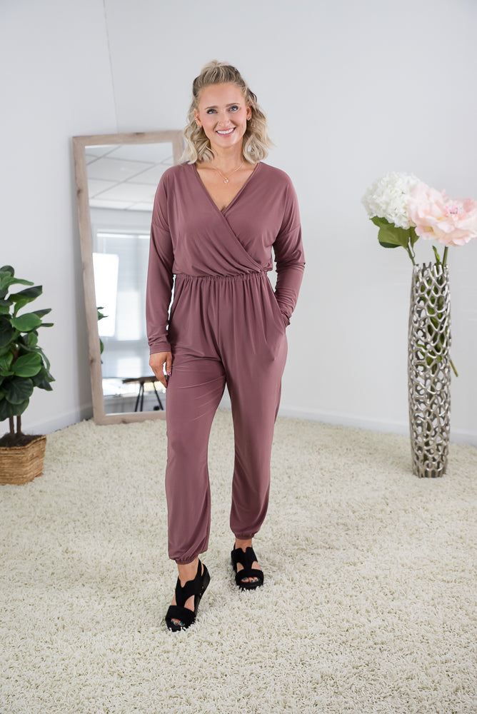 Alive in the City Jumpsuit-White Birch-Timber Brooke Boutique, Online Women's Fashion Boutique in Amarillo, Texas