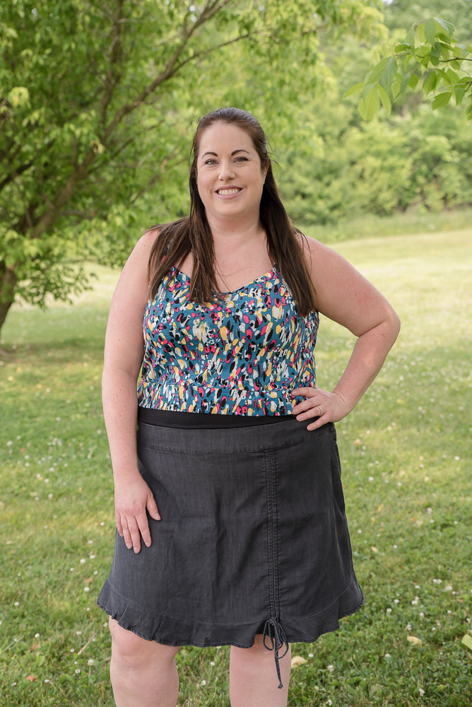 Rollin' With It Skort-White Birch-Timber Brooke Boutique, Online Women's Fashion Boutique in Amarillo, Texas