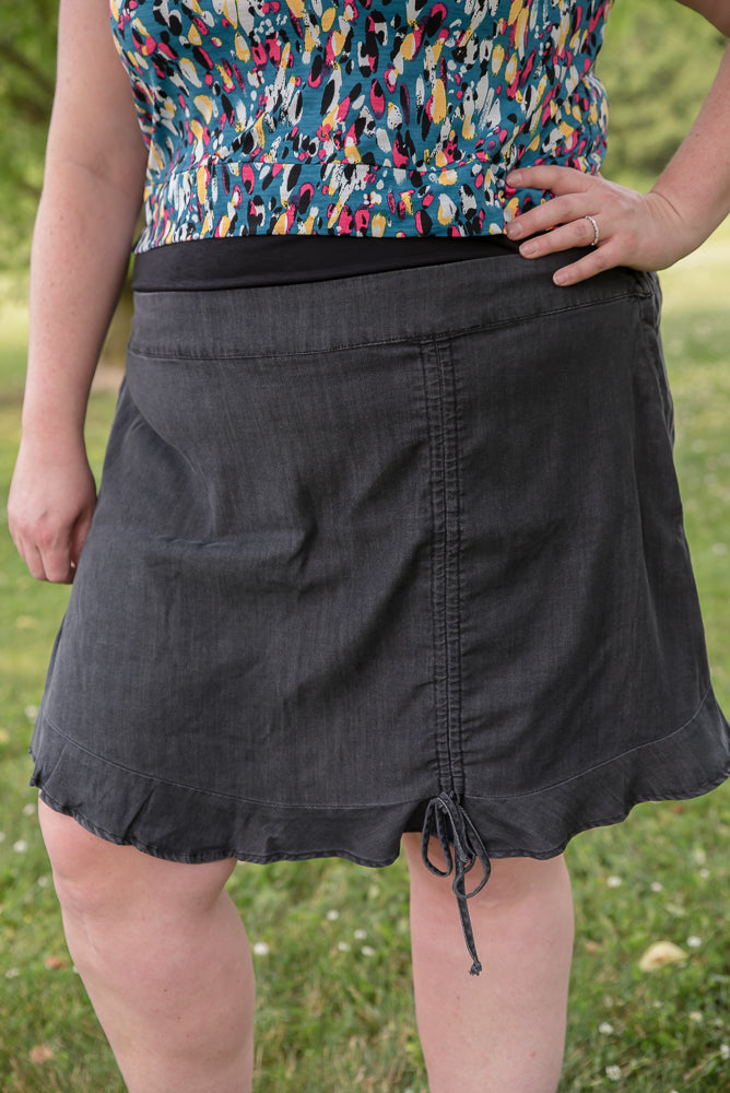 Rollin' With It Skort-White Birch-Timber Brooke Boutique, Online Women's Fashion Boutique in Amarillo, Texas