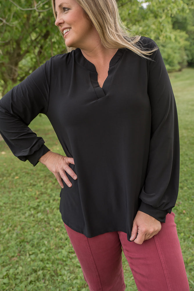 My Whole World Top in Black-White Birch-Timber Brooke Boutique, Online Women's Fashion Boutique in Amarillo, Texas