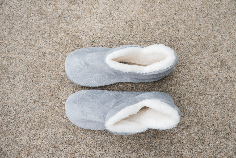 Around the House Slipper Boots in Gray-Julia Rose-Timber Brooke Boutique, Online Women's Fashion Boutique in Amarillo, Texas