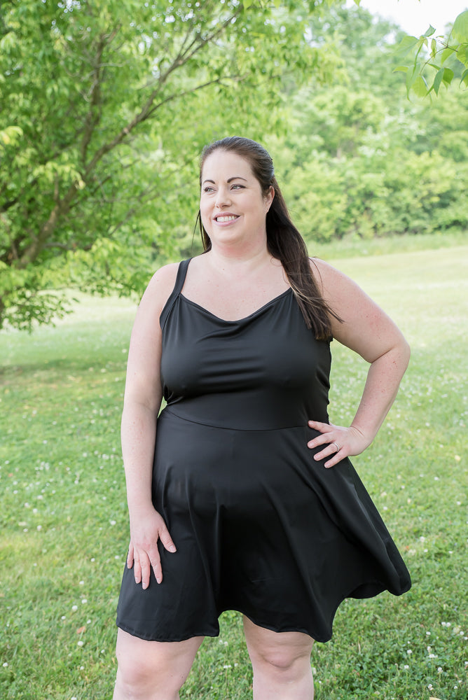 Stunning Little Black Dress-White Birch-Timber Brooke Boutique, Online Women's Fashion Boutique in Amarillo, Texas