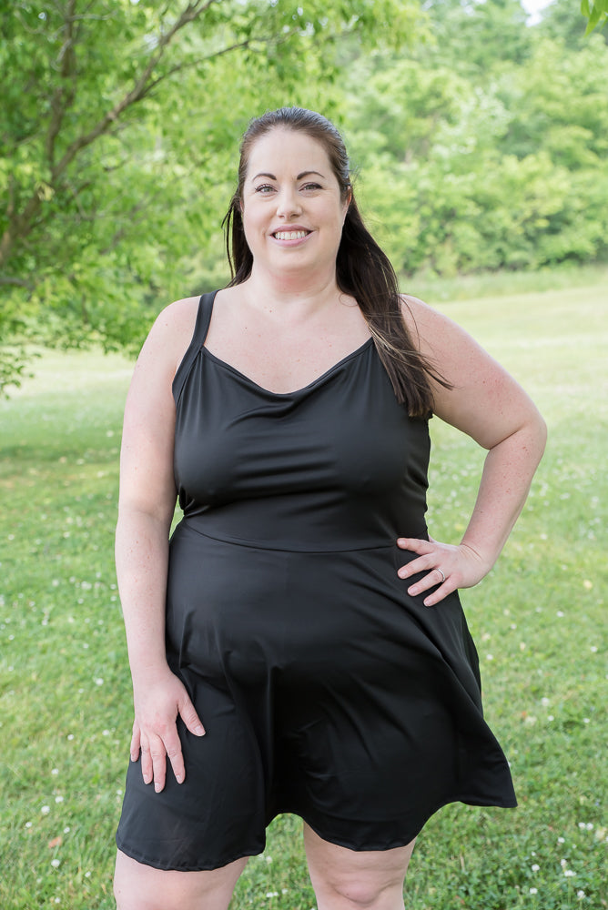 Stunning Little Black Dress-White Birch-Timber Brooke Boutique, Online Women's Fashion Boutique in Amarillo, Texas