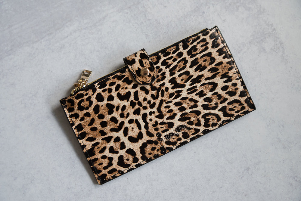 Rich Girl Wallet in Leopard-Julia Rose-Timber Brooke Boutique, Online Women's Fashion Boutique in Amarillo, Texas