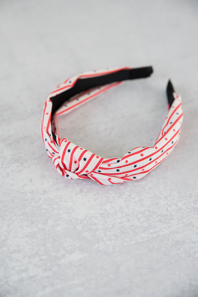 Patriotic Headband-Julia Rose-Timber Brooke Boutique, Online Women's Fashion Boutique in Amarillo, Texas