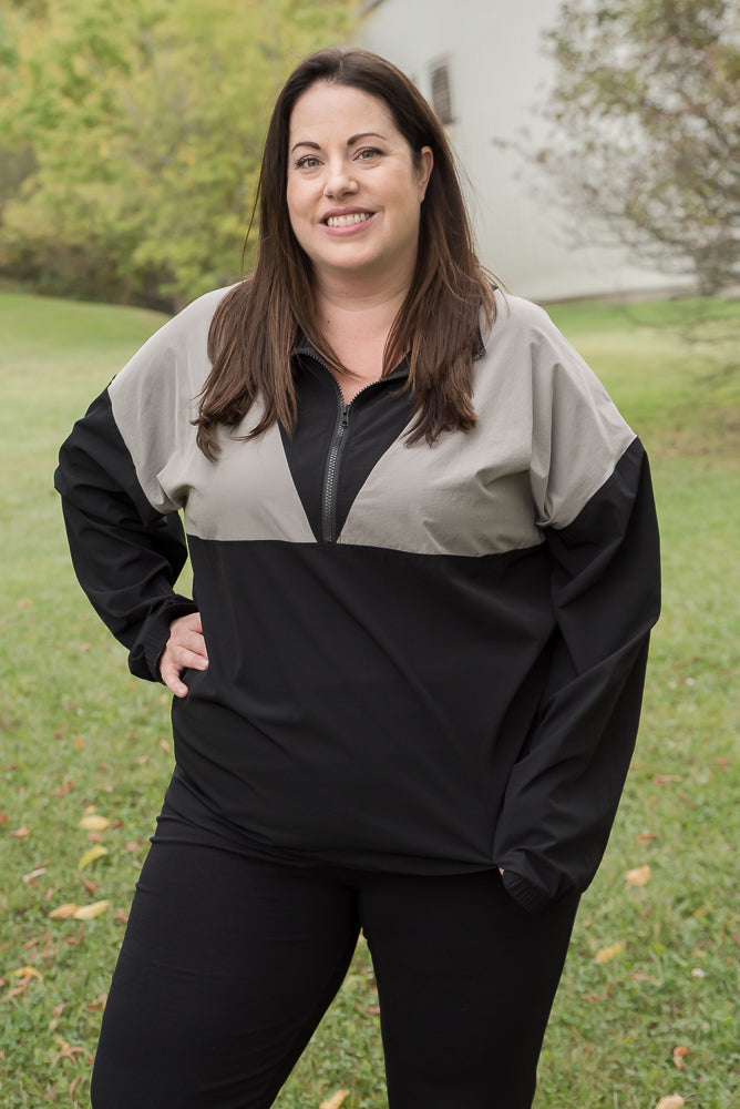 Long Story Short Wind Breaker-White Birch-Timber Brooke Boutique, Online Women's Fashion Boutique in Amarillo, Texas