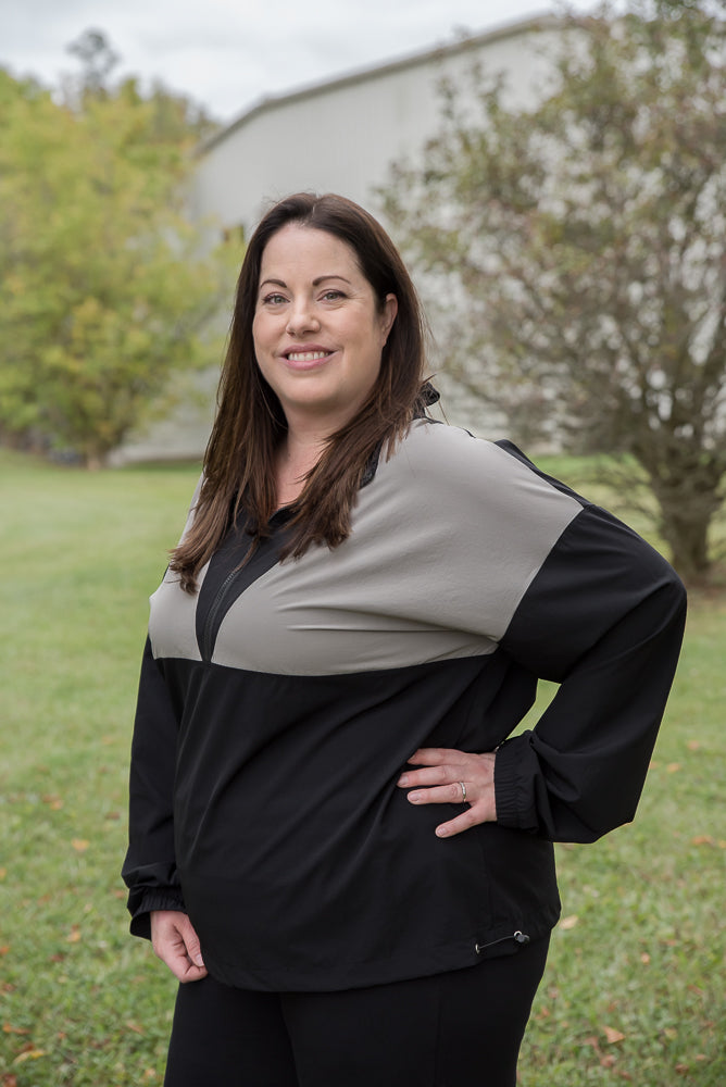 Long Story Short Wind Breaker-White Birch-Timber Brooke Boutique, Online Women's Fashion Boutique in Amarillo, Texas