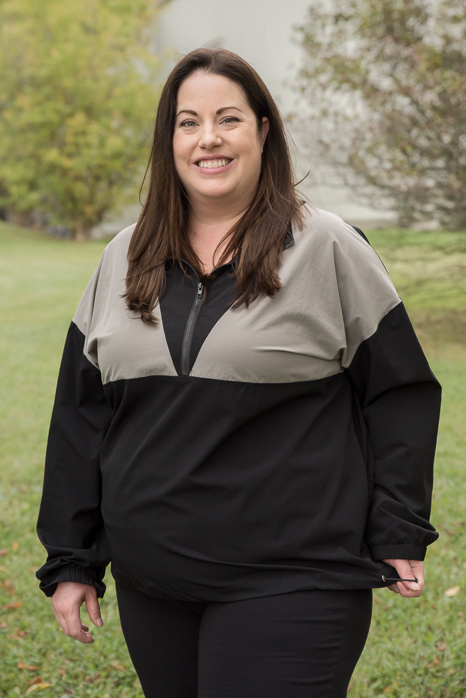 Long Story Short Wind Breaker-White Birch-Timber Brooke Boutique, Online Women's Fashion Boutique in Amarillo, Texas