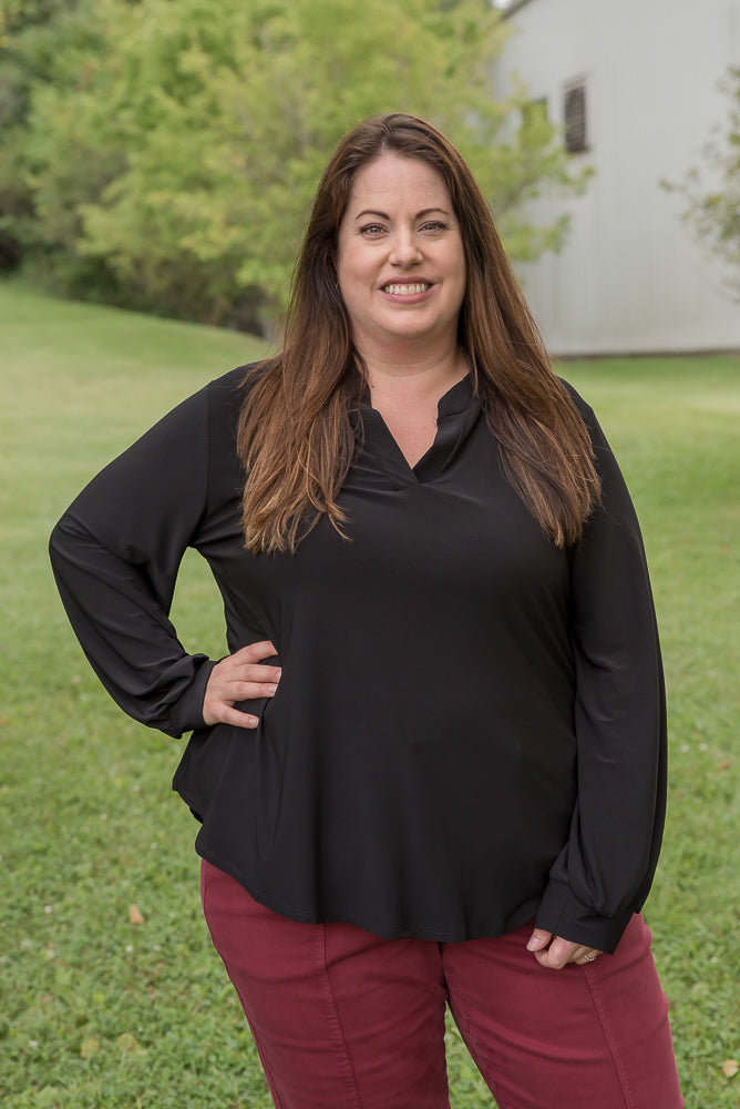 My Whole World Top in Black-White Birch-Timber Brooke Boutique, Online Women's Fashion Boutique in Amarillo, Texas