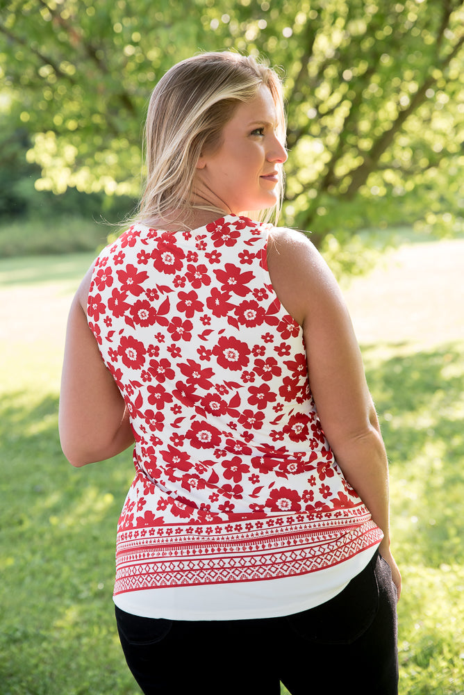 The Lady in Red Top-White Birch-Timber Brooke Boutique, Online Women's Fashion Boutique in Amarillo, Texas