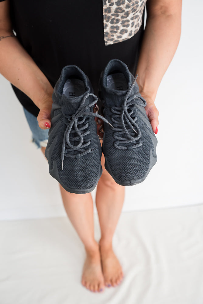 Hipster Sneakers in Gray-H2K-Timber Brooke Boutique, Online Women's Fashion Boutique in Amarillo, Texas