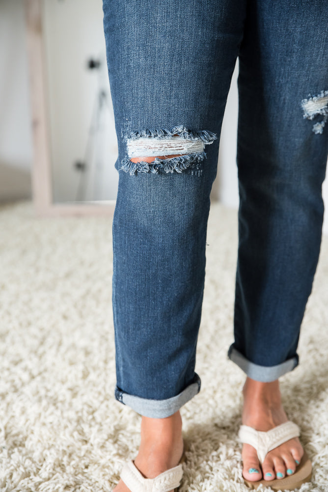 Rest Assured Judy Blue Boyfriend Jeans-judy blue-Timber Brooke Boutique, Online Women's Fashion Boutique in Amarillo, Texas