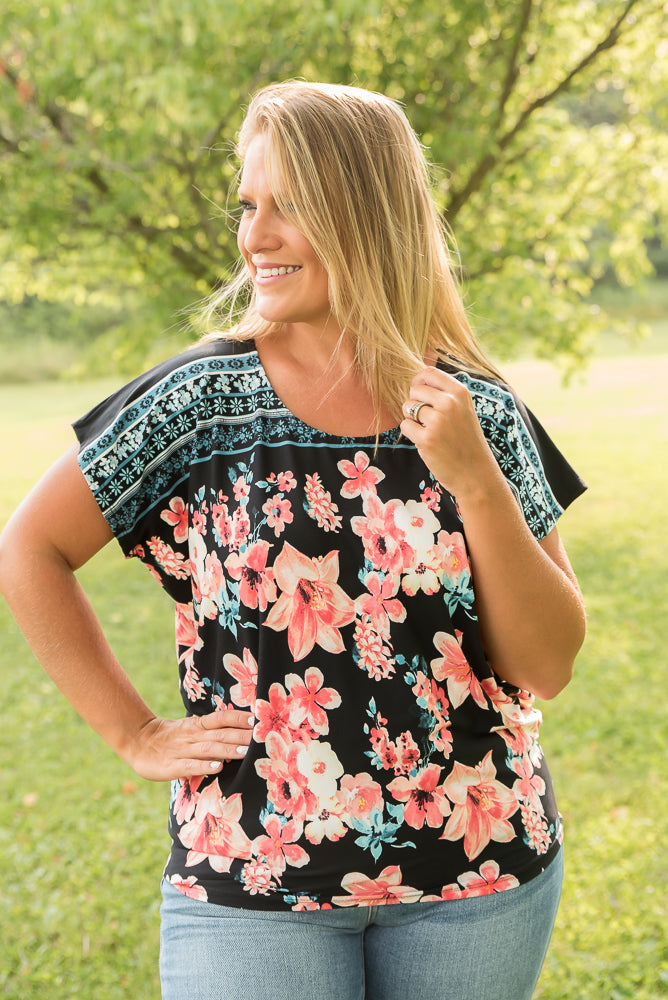 Enchanted Garden Top-White Birch-Timber Brooke Boutique, Online Women's Fashion Boutique in Amarillo, Texas