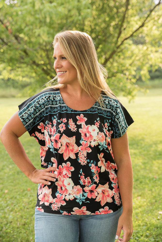 Enchanted Garden Top-White Birch-Timber Brooke Boutique, Online Women's Fashion Boutique in Amarillo, Texas