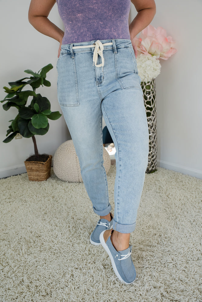 Endless Possibilities Judy Blue Joggers-judy blue-Timber Brooke Boutique, Online Women's Fashion Boutique in Amarillo, Texas