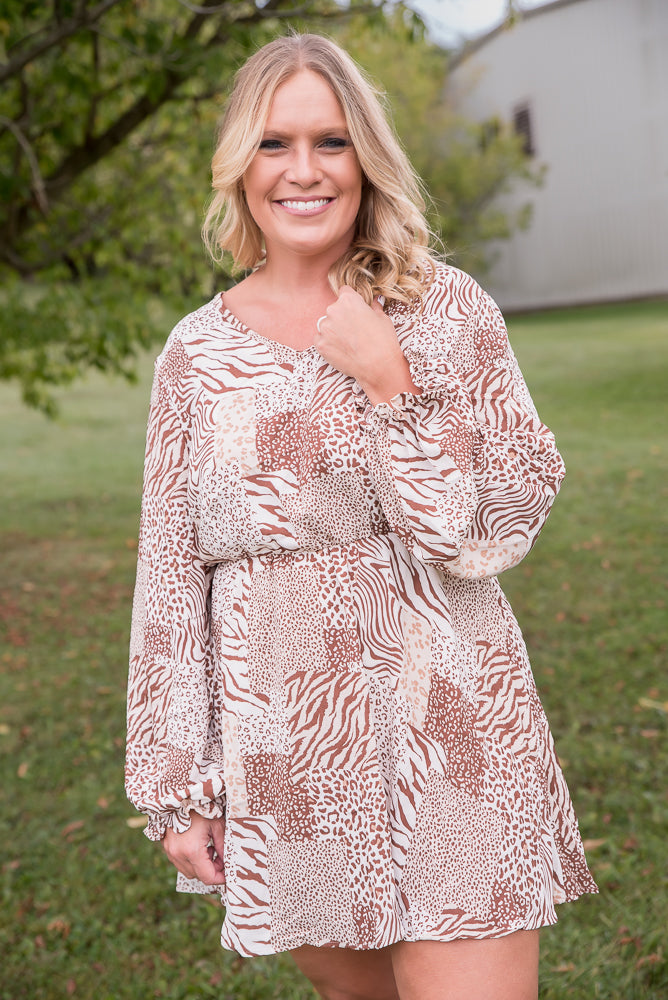 The Search is Over Dress-White Birch-Timber Brooke Boutique, Online Women's Fashion Boutique in Amarillo, Texas