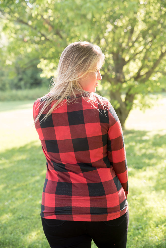 Checkmate Top in Red-Your Fashion Wholesale-Timber Brooke Boutique, Online Women's Fashion Boutique in Amarillo, Texas