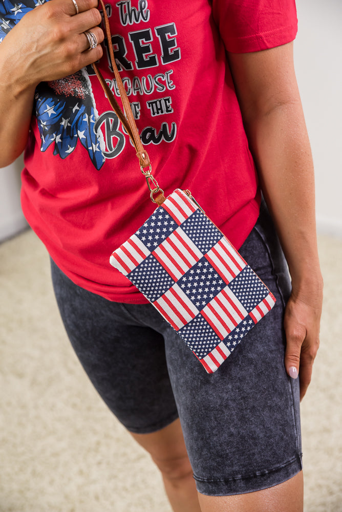 Stars & Stripes Wristlet-Urbanista-Timber Brooke Boutique, Online Women's Fashion Boutique in Amarillo, Texas