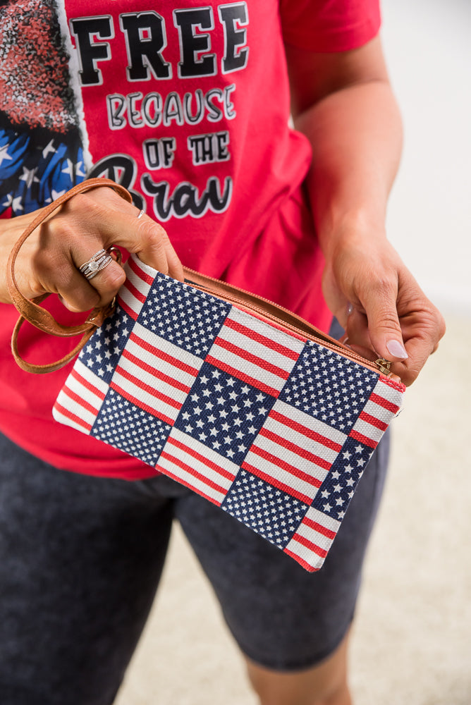 Stars & Stripes Wristlet-Urbanista-Timber Brooke Boutique, Online Women's Fashion Boutique in Amarillo, Texas