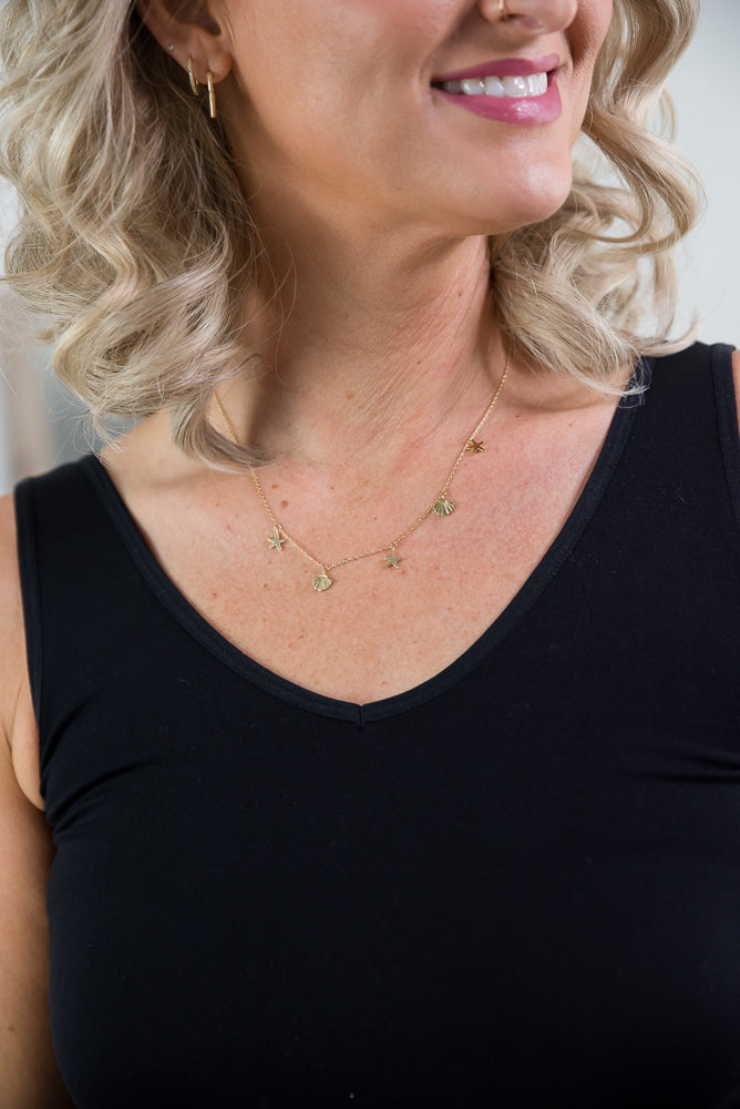 On the Shore Necklace-Urbanista-Timber Brooke Boutique, Online Women's Fashion Boutique in Amarillo, Texas