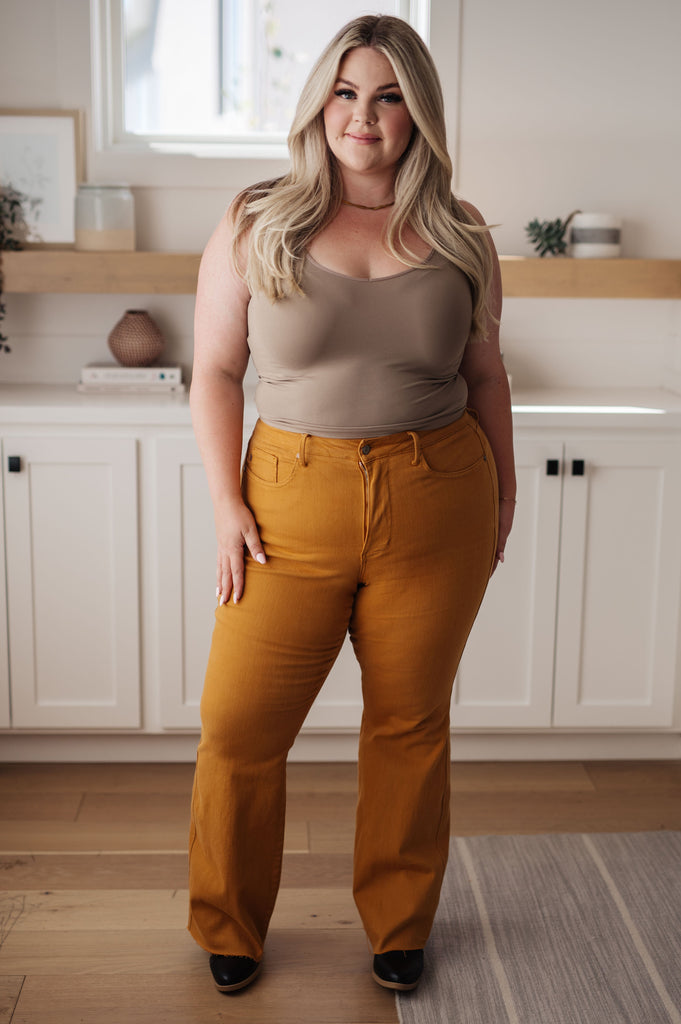 Melinda High Rise Control Top Jeans in Marigold-Denim-Timber Brooke Boutique, Online Women's Fashion Boutique in Amarillo, Texas