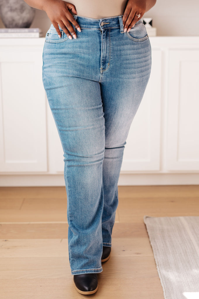Monroe High Rise Classic Bootcut Jeans-Womens-Timber Brooke Boutique, Online Women's Fashion Boutique in Amarillo, Texas
