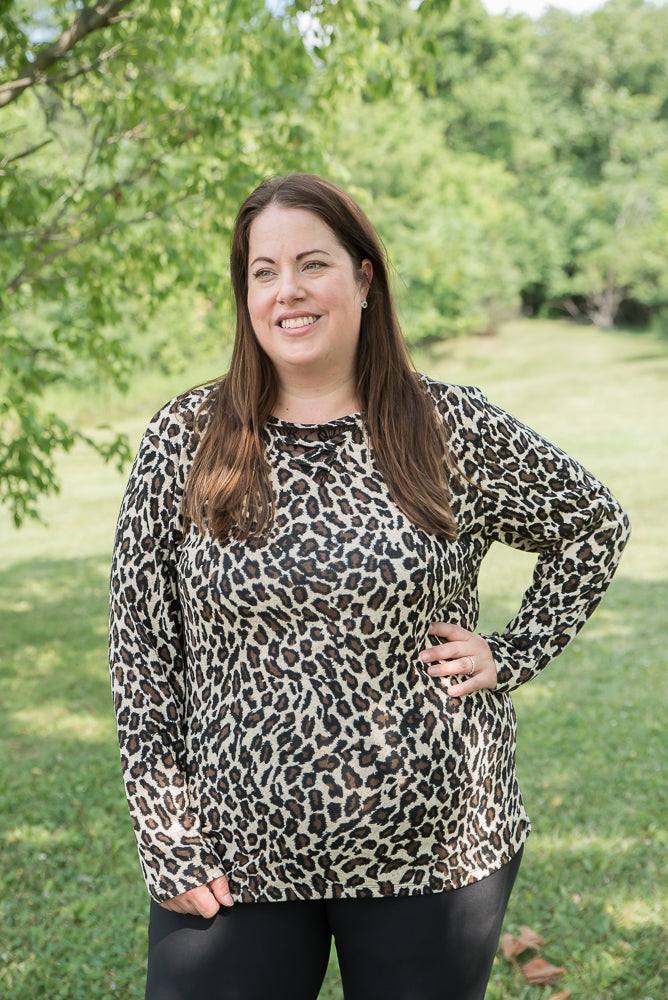 Leopard and Lace Top-Your Fashion Wholesale-Timber Brooke Boutique, Online Women's Fashion Boutique in Amarillo, Texas