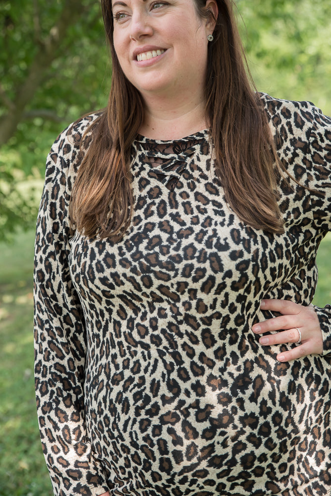 Leopard and Lace Top-Your Fashion Wholesale-Timber Brooke Boutique, Online Women's Fashion Boutique in Amarillo, Texas