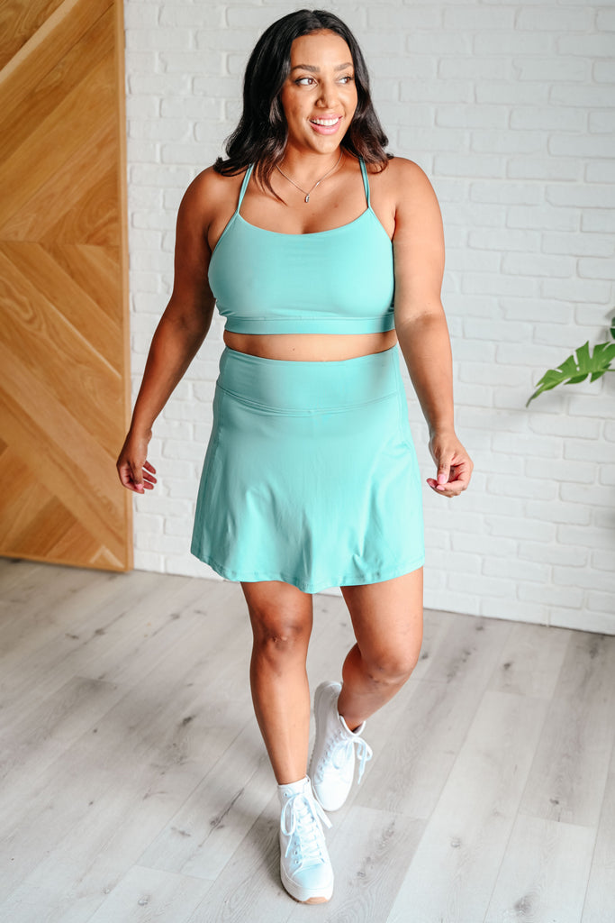 Game, Set and Match Tennis Skort in Tidal Wave-Athleisure-Timber Brooke Boutique, Online Women's Fashion Boutique in Amarillo, Texas