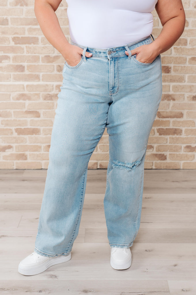 Parker High Rise 90's Straight Jeans-Womens-Timber Brooke Boutique, Online Women's Fashion Boutique in Amarillo, Texas