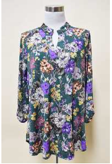 MARKET! Lavender Floral Lizzy Top-Long Sleeve Tops-Timber Brooke Boutique, Online Women's Fashion Boutique in Amarillo, Texas