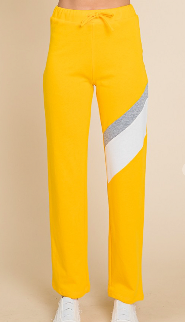 DOORBUSTER! Color Block Sweatpants-Sweatpants & Joggers-Timber Brooke Boutique, Online Women's Fashion Boutique in Amarillo, Texas