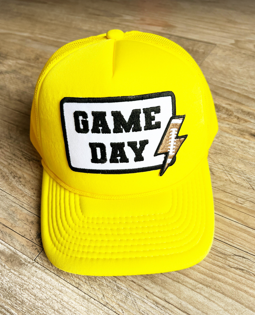 Game Day Custom Trucker Hat-Hat Bar-Timber Brooke Boutique, Online Women's Fashion Boutique in Amarillo, Texas