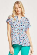 MARKET! Mint Leopard Short Sleeve Lizzy-Short Sleeve Top-Timber Brooke Boutique, Online Women's Fashion Boutique in Amarillo, Texas