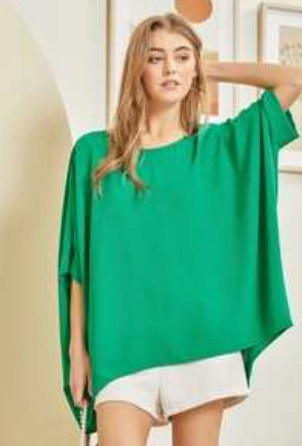 MARKET! Oversized Boxy Top-Short Sleeve Top-Timber Brooke Boutique, Online Women's Fashion Boutique in Amarillo, Texas